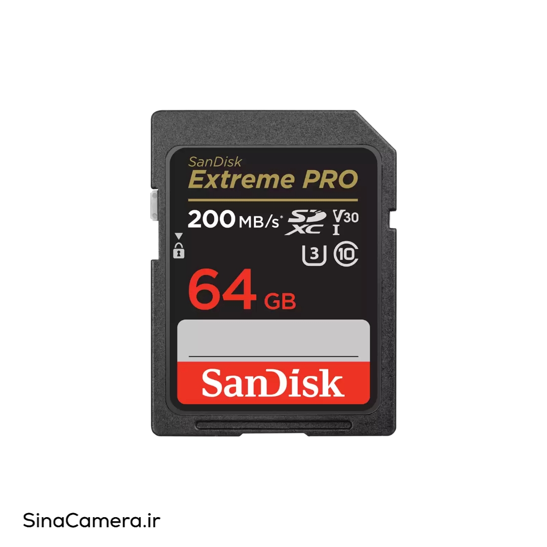 کارت حافظه Sandisk SD 64 GB 200 MB/S 633X