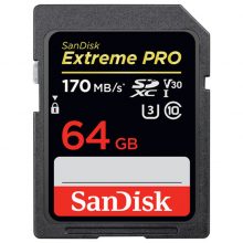 کارت حافظه سندیسک SanDisk 64GB Extreme PRO 170MB/s UHS-I SDXC