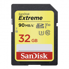 کارت حافظه Sandisk SD extreme 32 GB 90 MB/S 600X